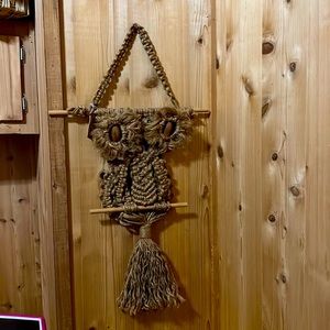 OWlL Macramé wall hanging